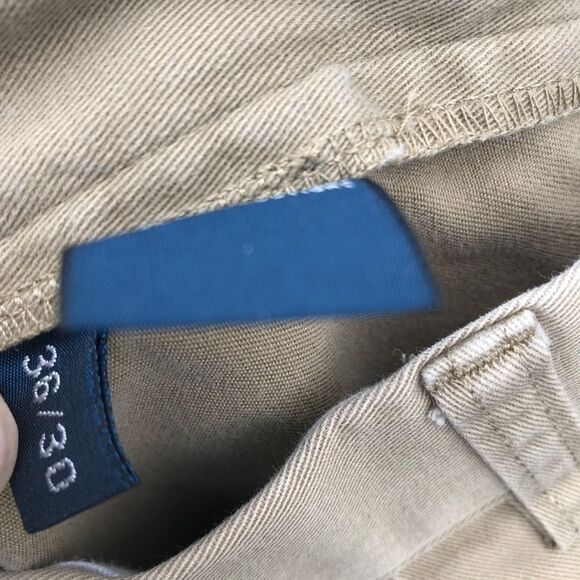 Polo Ralph Lauren Hammond Pants Mens 36x30 Khaki cuffed Straight Leg - Picture 7 of 7
